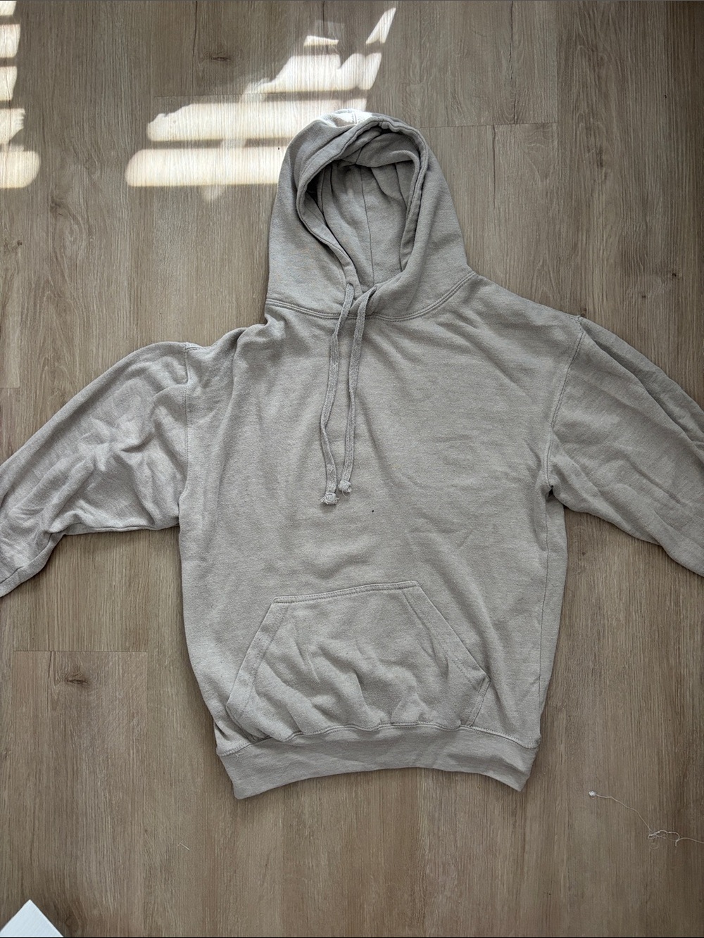Tan/Light Gray Hoodie